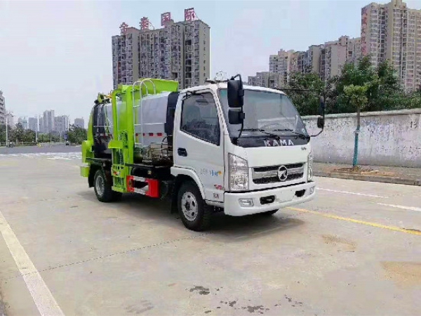 凱馬國六藍牌5方餐廚垃圾車